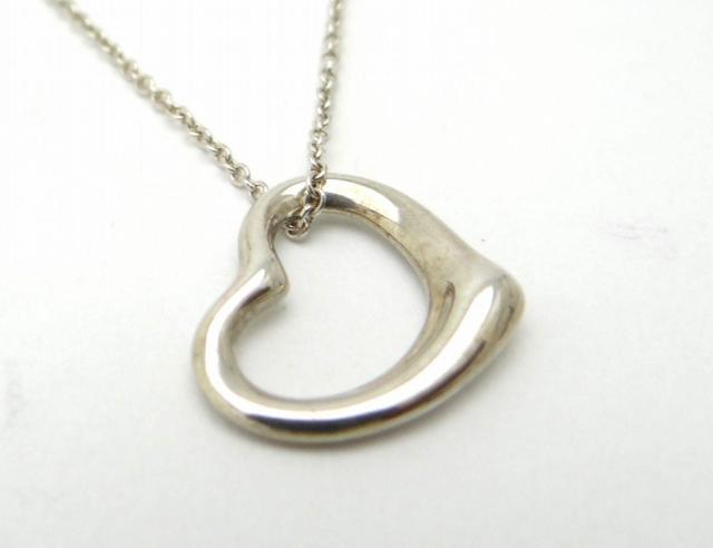 TIFFANY&CO. ティファニー オープンハート ペンダント ネックレス SV925 シルバー<USED>【送料無料】 < ブランド TIFFANY&CO. ティファニー オープンハート ペンダント ネックレス SV925 シルバー<USED>【送料無料】 < ブランドの