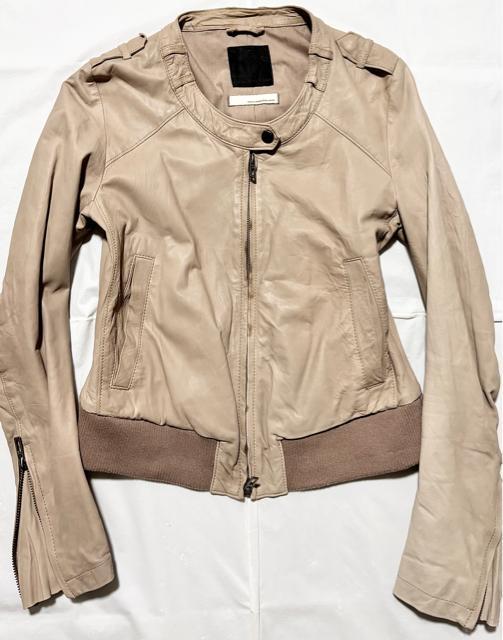 GALLARDAGALANTE ガリュリダガランテ 定価6万円程 高級 柔らか 羊革 ラム レザー ジャケット 36 ライダース < ブランド  GALLARDAGALANTE ガリュリダガランテ 定価6万円程 高級 柔らか 羊革 ラム レザー ジャケット 36 ライダース < ブランドの