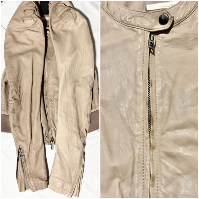 GALLARDAGALANTE ガリュリダガランテ 定価6万円程 高級 柔らか 羊革 ラム レザー ジャケット 36 ライダース < ブランド  GALLARDAGALANTE ガリュリダガランテ 定価6万円程 高級 柔らか 羊革 ラム レザー ジャケット 36 ライダース < ブランドの