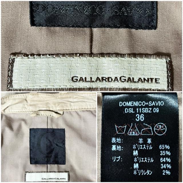 GALLARDAGALANTE ガリュリダガランテ 定価6万円程 高級 柔らか 羊革 ラム レザー ジャケット 36 ライダース < ブランド  GALLARDAGALANTE ガリュリダガランテ 定価6万円程 高級 柔らか 羊革 ラム レザー ジャケット 36 ライダース < ブランドの