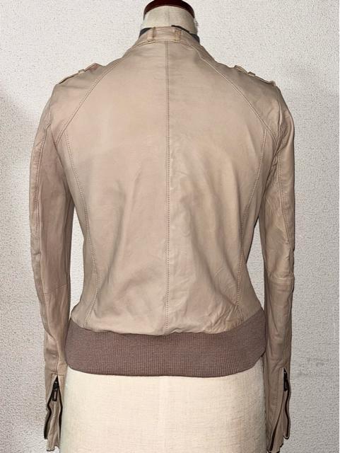 GALLARDAGALANTE ガリュリダガランテ 定価6万円程 高級 柔らか 羊革 ラム レザー ジャケット 36 ライダース < ブランド  GALLARDAGALANTE ガリュリダガランテ 定価6万円程 高級 柔らか 羊革 ラム レザー ジャケット 36 ライダース < ブランドの