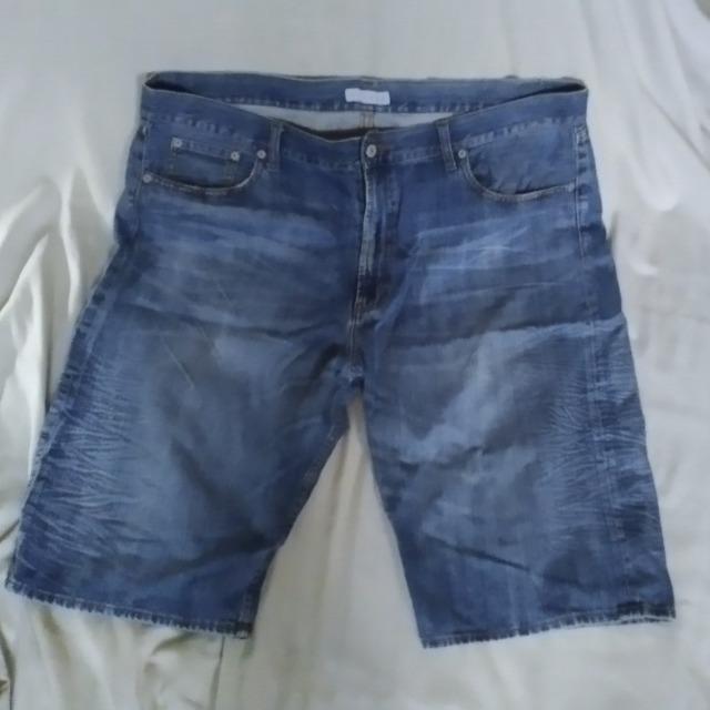 ビランド しまむら ダメージ加工ハーフデニム 中古 大きいサイズウエスト105cm < 男性ファッション ビランド しまむら ダメージ加工ハーフデニム 中古 大きいサイズウエスト105cm < 男性ファッションの