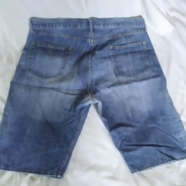 ビランド しまむら ダメージ加工ハーフデニム 中古 大きいサイズウエスト105cm < 男性ファッション ビランド しまむら ダメージ加工ハーフデニム 中古 大きいサイズウエスト105cm < 男性ファッションの