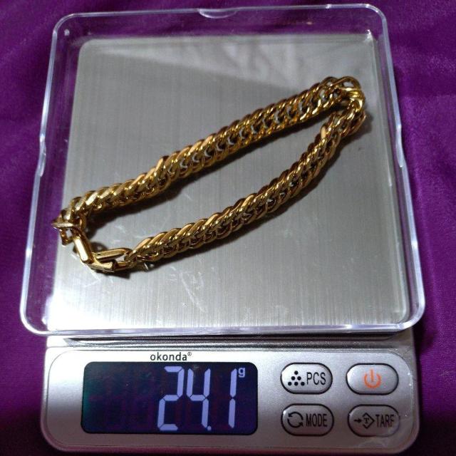 遺品整理 18k刻印あり ゴールドブレスレット 喜平 メンズ れあ < 男性アクセサリー/時計 遺品整理 18k刻印あり ゴールドブレスレット 喜平 メンズ れあ < 男性アクセサリー/時計の