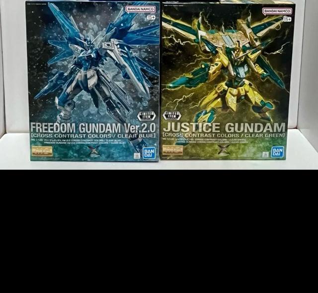 MG 1/100 フリーダムガンダム ジャスティスガンダム CROSS CONTRAST COLORS < ホビー MG 1/100 フリーダムガンダム ジャスティスガンダム CROSS CONTRAST COLORS < ホビーの