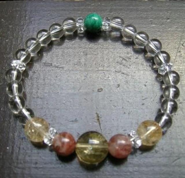 ☆第3チャクラ活性☆イエロー・グリーン*パワーストーンブレス < 男性アクセサリー/時計 ☆第3チャクラ活性☆イエロー・グリーン*パワーストーンブレス < 男性アクセサリー/時計の