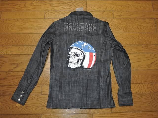 新品BACKBONE×THEATER8easyridear×HTCデニムシャツJKT黒M < ブランド  新品BACKBONE×THEATER8easyridear×HTCデニムシャツJKT黒M  < ブランドの