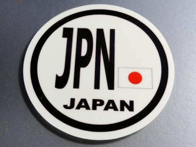 ○円形 日本国旗ステッカーJPN ビークルID国識別 日章旗シール < レジャー/スポーツ ○円形 日本国旗ステッカーJPN ビークルID国識別 日章旗シール < レジャー/スポーツの