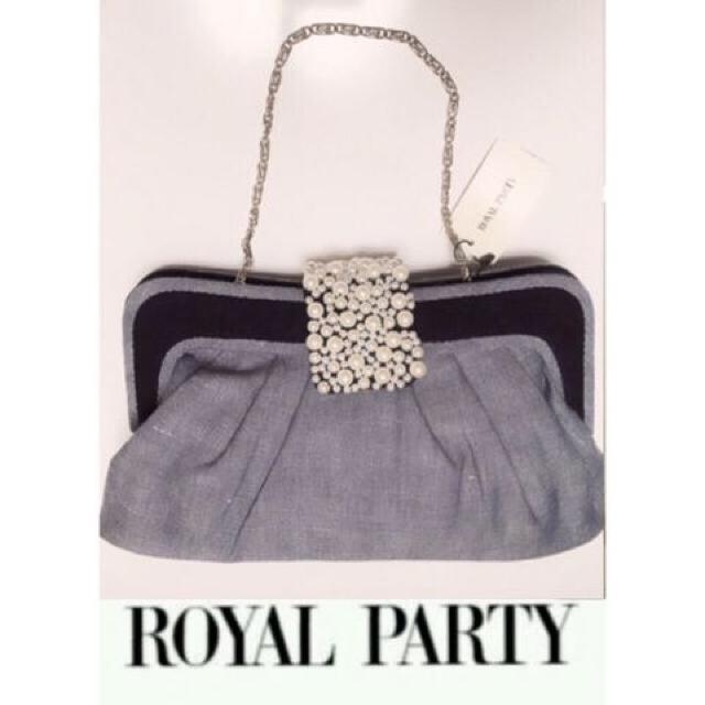 定価8,532円【新品】ROYALPARTY●3weyジュエリーパールバッグ●青デニムブルー●ショルダーバッグ ハンドバッグ < ブランド 定価8,532円【新品】ROYALPARTY●3weyジュエリーパールバッグ●青デニムブルー●ショルダーバッグ ハンドバッグ < ブランドの