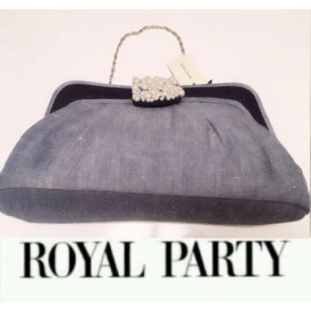 定価8,532円【新品】ROYALPARTY●3weyジュエリーパールバッグ●青デニムブルー●ショルダーバッグ ハンドバッグ < ブランド 定価8,532円【新品】ROYALPARTY●3weyジュエリーパールバッグ●青デニムブルー●ショルダーバッグ ハンドバッグ < ブランドの