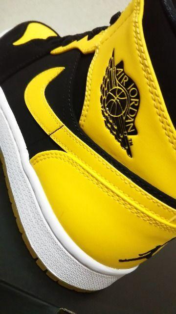 新品【NIKE】AIR JORDAN 1 MID ★エア ジョーダン★BK/YE★US7.5 < ブランド  新品【NIKE】AIR JORDAN 1 MID ★エア ジョーダン★BK/YE★US7.5 < ブランドの