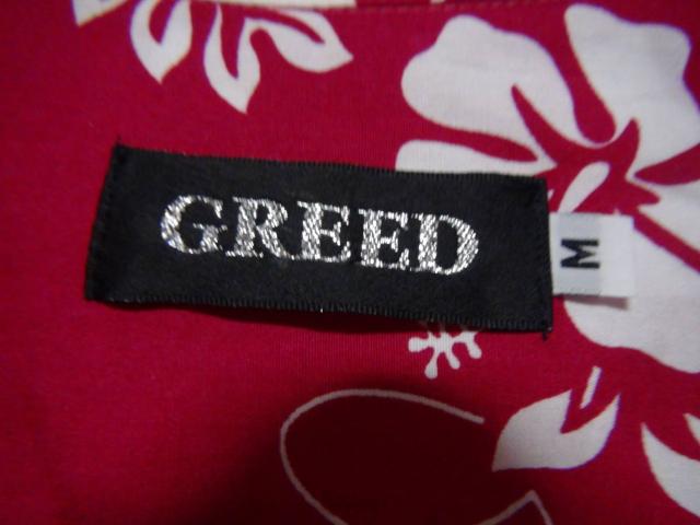 GREEDのアロハシャツ(M)!。 < 男性ファッション GREEDのアロハシャツ(M)!。 < 男性ファッションの