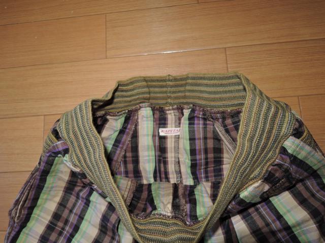 新品キャピタルKAPITALシモキタ7分丈パンツ3チェック柄サルエル < ブランド  新品キャピタルKAPITALシモキタ7分丈パンツ3チェック柄サルエル < ブランドの