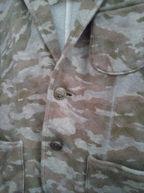 Le Melange◆迷彩柄 カモフラージュ スウェット ジャケット < 女性ファッション  Le Melange◆迷彩柄 カモフラージュ スウェット ジャケット < 女性ファッションの