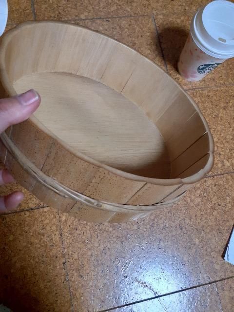 桶インテリアに24×24高さ7.5難あり < ペット/手芸/園芸  桶インテリアに24×24高さ7.5難あり < ペット/手芸/園芸の