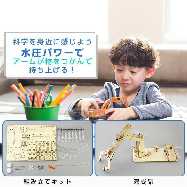 水圧式 ロボットアーム 工作キット 科学 小学生 子供 おもちゃ 自由研究 夏休み 冬休み 理科 科学 図工 プレゼント 知育玩具 < おもちゃ  水圧式 ロボットアーム 工作キット 科学 小学生 子供 おもちゃ 自由研究 夏休み 冬休み 理科 科学 図工 プレゼント 知育玩具 < おもちゃの