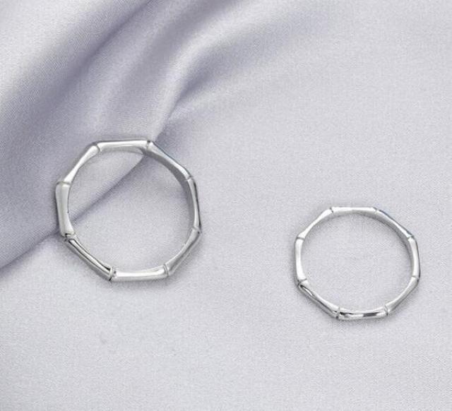 送料無料★即日発送※婚約指輪 カップル 3号〜22号 竹 リング 贈り物 ギフト 男女兼用★ホワイトゴールド S925 < 女性アクセサリー/時計 送料無料★即日発送※婚約指輪 カップル 3号〜22号 竹 リング 贈り物 ギフト 男女兼用★ホワイトゴールド S925 < 女性アクセサリー/時計の