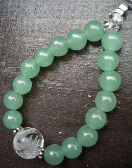 龍彫水晶xアベンチュリンストラップ 天然石 パワーストーン < 家電/AV  龍彫水晶xアベンチュリンストラップ 天然石 パワーストーン  < 家電/AVの