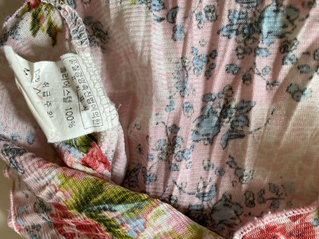 100サイズ 花柄シフォンキャミ レース ピンク < キッズ/ベビー  100サイズ 花柄シフォンキャミ レース ピンク < キッズ/ベビーの
