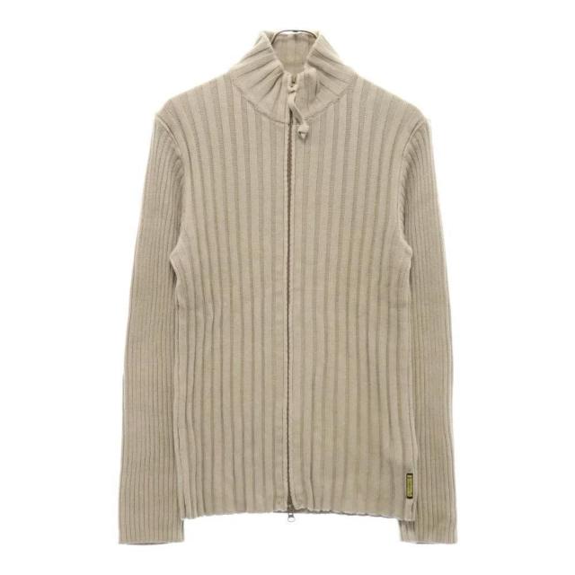 ☆ARMANI JEANS アルマーニ ジーンズ フロント ダブルジップ ニット セーター/メンズ/M☆ベージュ < ブランド ☆ARMANI JEANS アルマーニ ジーンズ フロント ダブルジップ ニット セーター/メンズ/M☆ベージュ < ブランドの