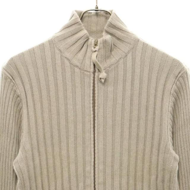 ☆ARMANI JEANS アルマーニ ジーンズ フロント ダブルジップ ニット セーター/メンズ/M☆ベージュ < ブランド ☆ARMANI JEANS アルマーニ ジーンズ フロント ダブルジップ ニット セーター/メンズ/M☆ベージュ < ブランドの