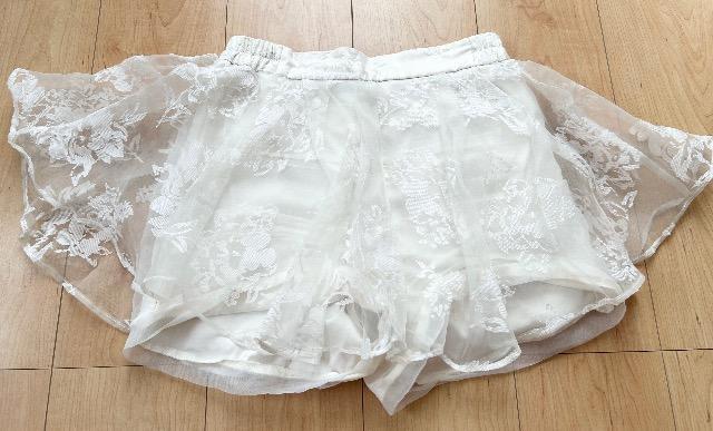 スナイデル シースルー オーガンジー 花柄 ショートパンツ < ブランド スナイデル シースルー オーガンジー 花柄 ショートパンツ < ブランドの