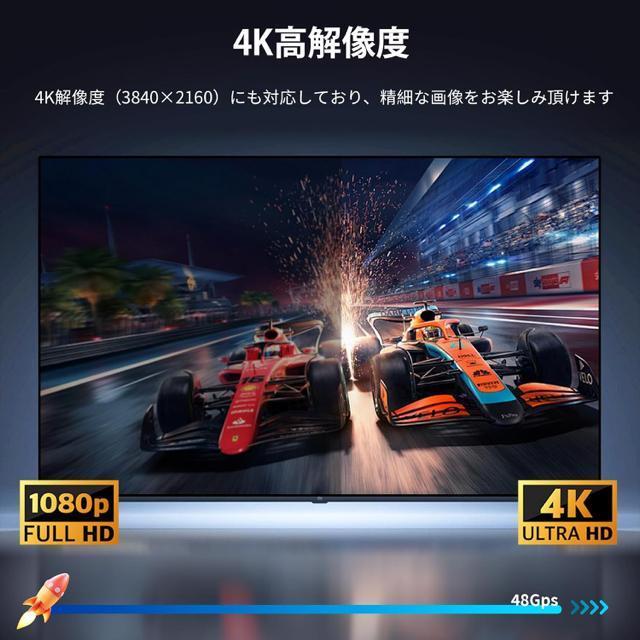 Type-C to HDMIϊP[uA_v^[ 2M ~[O AV ڑ j^[ ` j^[iC 4KΉ  Ɠd/AV 