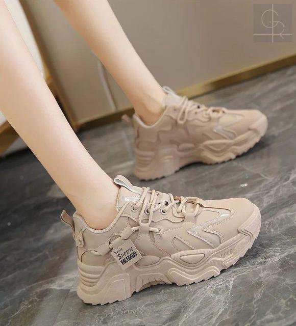 ダッドスニーカー★ベージュ★24cm★新品未着用★送料無料★韓国ファッション★オルチャン★厚底スニーカー★美脚★足長 ★クーポン < 女性ファッション ダッドスニーカー★ベージュ★24cm★新品未着用★送料無料★韓国ファッション★オルチャン★厚底スニーカー★美脚★足長 ★クーポン < 女性ファッションの