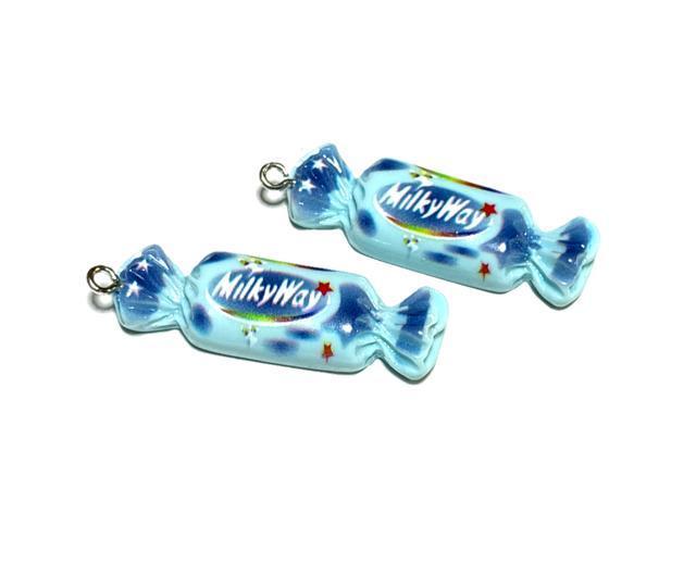 097 輸入菓子 ミルキーウェイ 2個 チョコレート キャンディー型 樹脂チャーム アクセサリーパーツ ハンドメイド材料 < ペット/手芸/園芸 097 輸入菓子 ミルキーウェイ 2個 チョコレート キャンディー型 樹脂チャーム アクセサリーパーツ ハンドメイド材料 < ペット/手芸/園芸の