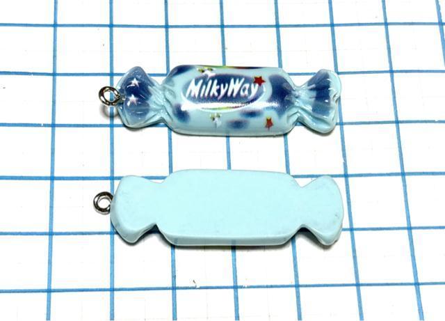097 輸入菓子 ミルキーウェイ 2個 チョコレート キャンディー型 樹脂チャーム アクセサリーパーツ ハンドメイド材料 < ペット/手芸/園芸 097 輸入菓子 ミルキーウェイ 2個 チョコレート キャンディー型 樹脂チャーム アクセサリーパーツ ハンドメイド材料 < ペット/手芸/園芸の