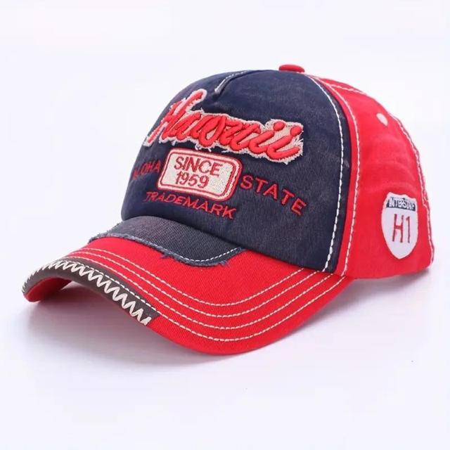 爆ヤス790円★レディース ヴィンテージ 1959年式ベースボール、刺繍入り「SINCE 49.76m & "STATE"」 赤 < 女性ファッション 爆ヤス790円★レディース ヴィンテージ 1959年式ベースボール、刺繍入り「SINCE 49.76m & "STATE"」 赤 < 女性ファッションの