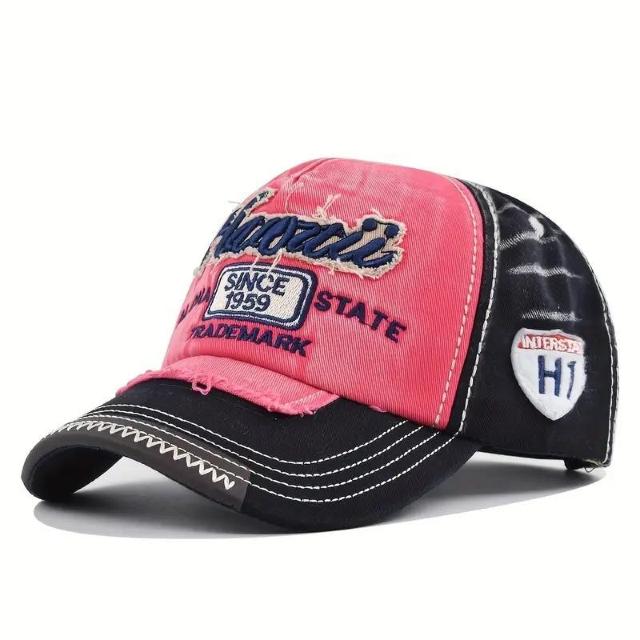 爆ヤス790円★レディース ヴィンテージ 1959年式ベースボール、刺繍入り「SINCE 49.76m & "STATE"」 赤 < 女性ファッション 爆ヤス790円★レディース ヴィンテージ 1959年式ベースボール、刺繍入り「SINCE 49.76m & "STATE"」 赤 < 女性ファッションの