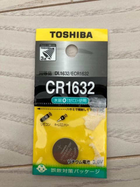 TOSHIBA ���`�E���d�r CR1632 (DL1632 / ECR1632�݊�)�{�^���d�r �Ԃ̌��⃊���R���Ȃ� ����  �� �Ɠd/AV�� 