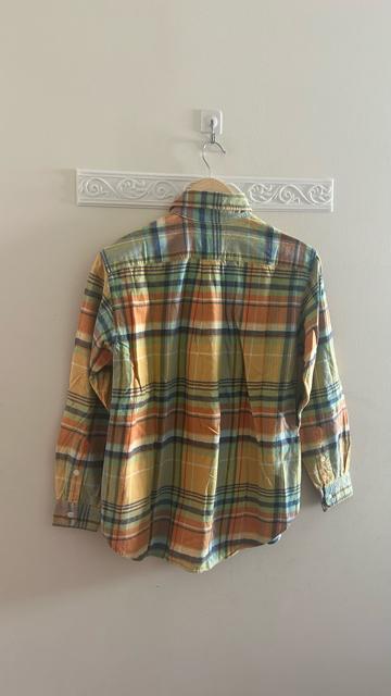 ドゥファミリー メンズ 春 長袖チェックシャツ イエロー系 S < ブランド ドゥファミリー メンズ 春 長袖チェックシャツ イエロー系 S < ブランドの