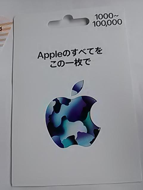 Apple�J�[�h1000�~���V�i  �� �`�P�b�g/������ 