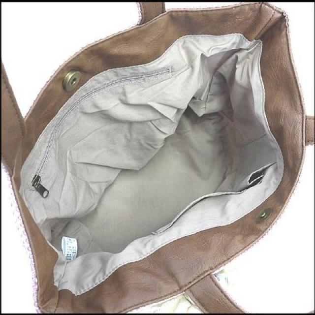 レース フリル コサージュ付 トートかごバッグ★新品 < 女性ファッション レース フリル コサージュ付 トートかごバッグ★新品 < 女性ファッションの