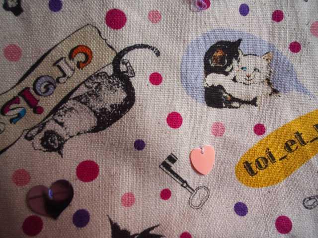 猫柄 ドット柄 可愛い ハンドメイド 手作り ポーチ < 女性ファッション 猫柄 ドット柄 可愛い ハンドメイド 手作り ポーチ < 女性ファッションの