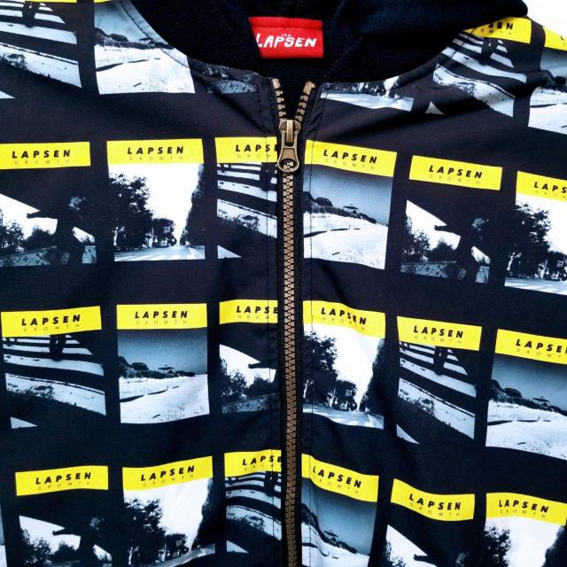 LAPSEN フォト総柄プリントジップアップパーカーブルゾン150p < キッズ/ベビー  LAPSEN フォト総柄プリントジップアップパーカーブルゾン150p < キッズ/ベビーの