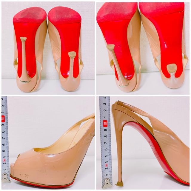 ChristianLouboutinクリスチャンルブタンベージュオープントゥパンプスサンダルレッドソール37 < ブランド ChristianLouboutinクリスチャンルブタンベージュオープントゥパンプスサンダルレッドソール37 < ブランドの