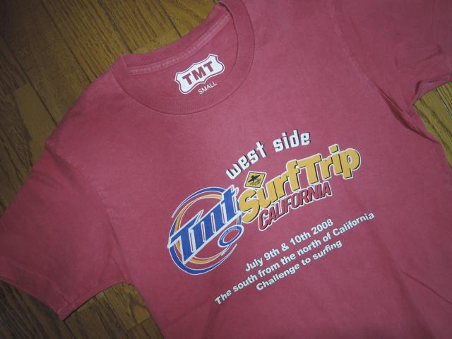 TMT ティーエムティー Tシャツ S 赤系 カットソー カリフォルニア ロゴ LOGO < ブランド  TMT ティーエムティー Tシャツ S 赤系 カットソー カリフォルニア ロゴ LOGO < ブランドの