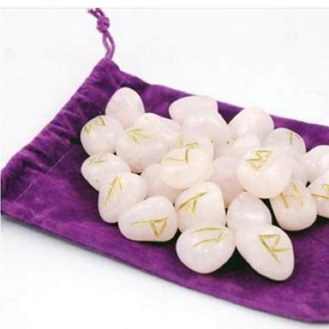AzureGreen Rose Quartz Rune Set ローズクォーツ < 女性アクセサリー/時計  AzureGreen Rose Quartz Rune Set ローズクォーツ < 女性アクセサリー/時計の