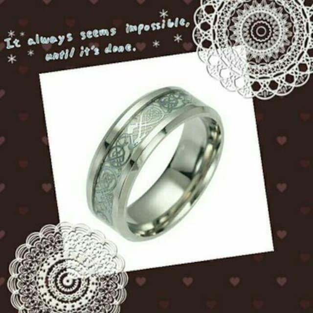 指輪 暗闇でほんわり光るリング < 女性アクセサリー/時計 指輪 暗闇でほんわり光るリング < 女性アクセサリー/時計の