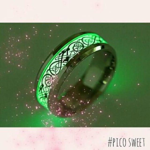 指輪 暗闇でほんわり光るリング < 女性アクセサリー/時計 指輪 暗闇でほんわり光るリング < 女性アクセサリー/時計の