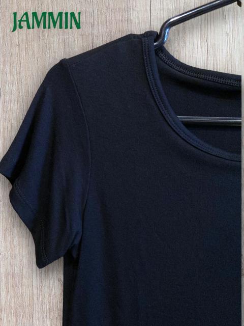 ストレッチTシャツ★黒★スパンデックス★アジアン★ヨガ★ストレッチ < 女性ファッション ストレッチTシャツ★黒★スパンデックス★アジアン★ヨガ★ストレッチ < 女性ファッションの