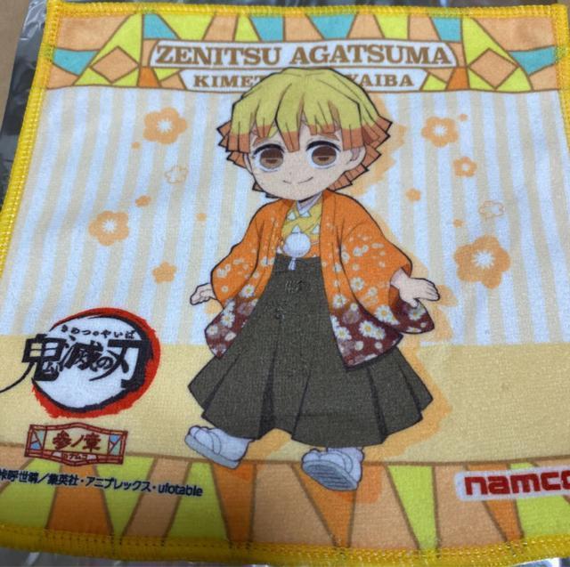鬼滅の刃 ナムコ ハンドタオル 我妻善逸 < アニメ/コミック/キャラクター  鬼滅の刃 ナムコ ハンドタオル 我妻善逸  < アニメ/コミック/キャラクターの