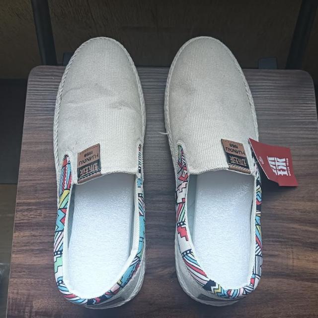 新品 26.5cm メンズ スリッポン ベージュ シューズ 靴 43 おしゃれ < 男性ファッション  新品 26.5cm メンズ スリッポン ベージュ シューズ 靴 43 おしゃれ < 男性ファッションの