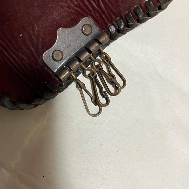 【ヴィンテージ】【ノーブランド扱い】 レザー / 4連キーケース < 女性ファッション  【ヴィンテージ】【ノーブランド扱い】 レザー / 4連キーケース < 女性ファッションの