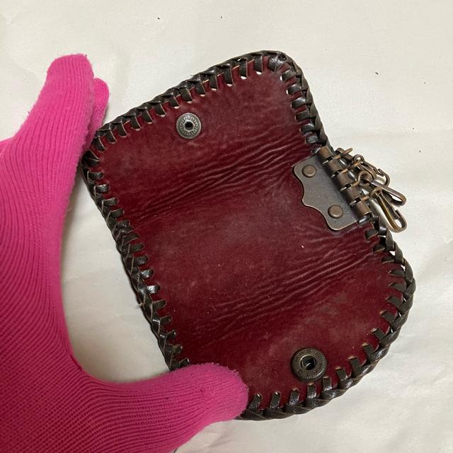 【ヴィンテージ】【ノーブランド扱い】 レザー / 4連キーケース < 女性ファッション  【ヴィンテージ】【ノーブランド扱い】 レザー / 4連キーケース < 女性ファッションの