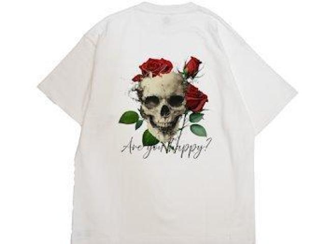 ハイクオリティー Tシャツバラ ガイコツ ユーモア < 男性ファッション ハイクオリティー Tシャツバラ ガイコツ ユーモア < 男性ファッションの