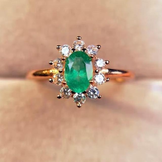 女性のための天然エメラルドリング ナチュラル カラーストーン アクセサリー Yu_8904 < 女性アクセサリー/時計 女性のための天然エメラルドリング ナチュラル カラーストーン アクセサリー Yu_8904 < 女性アクセサリー/時計の